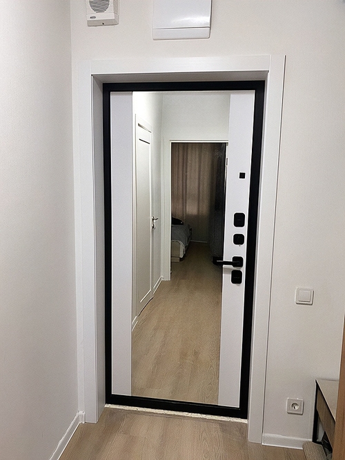 Входная дверь МДФ с зеркалом Входная дверь МДФ с зеркалом