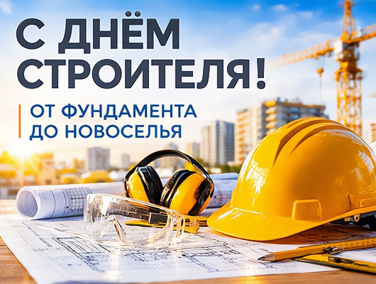 С Днём строителя! От фундамента до новоселья